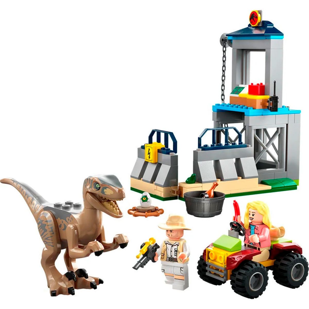 Lego Jurassic World Escape Del Velocirraptor